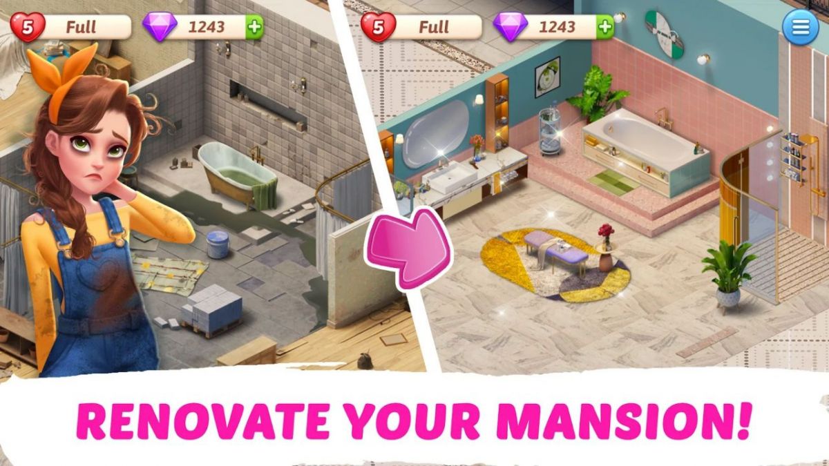 my story mansion makeover unlimited stars